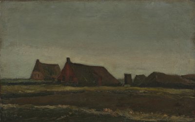 Huisjes door Vincent van Gogh